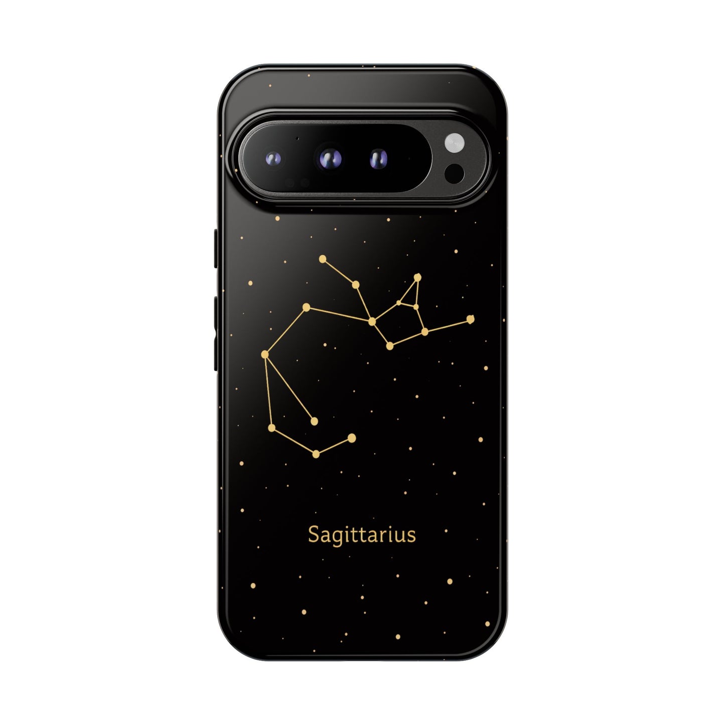 Sagittarius Zodiac Constellation Phone Case – Luxe Gold Celestial Cover