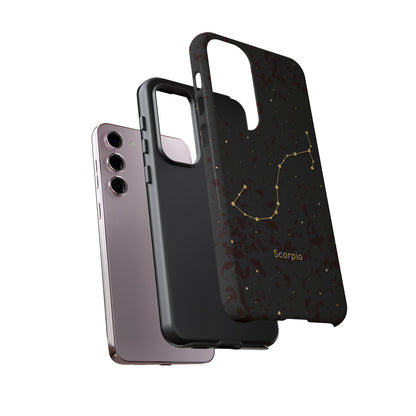 Scorpio Zodiac Constellation Phone Case – Luxe Gold Celestial Cover