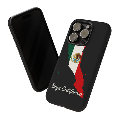 Baja California Mexico Flag Map Phone Case | Mexican American Pride Tough Case for iPhone & Samsung