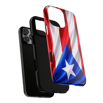 Puerto Rico Flag Phone Case | Boricua Pride Tough Case | Puerto Rican Flag Protective Cover for iPhone & Samsung
