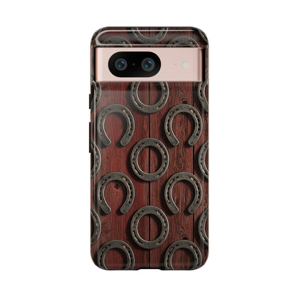 Rustic Horseshoe Western Phone Case – Cowboy Country Ranch Tough Case