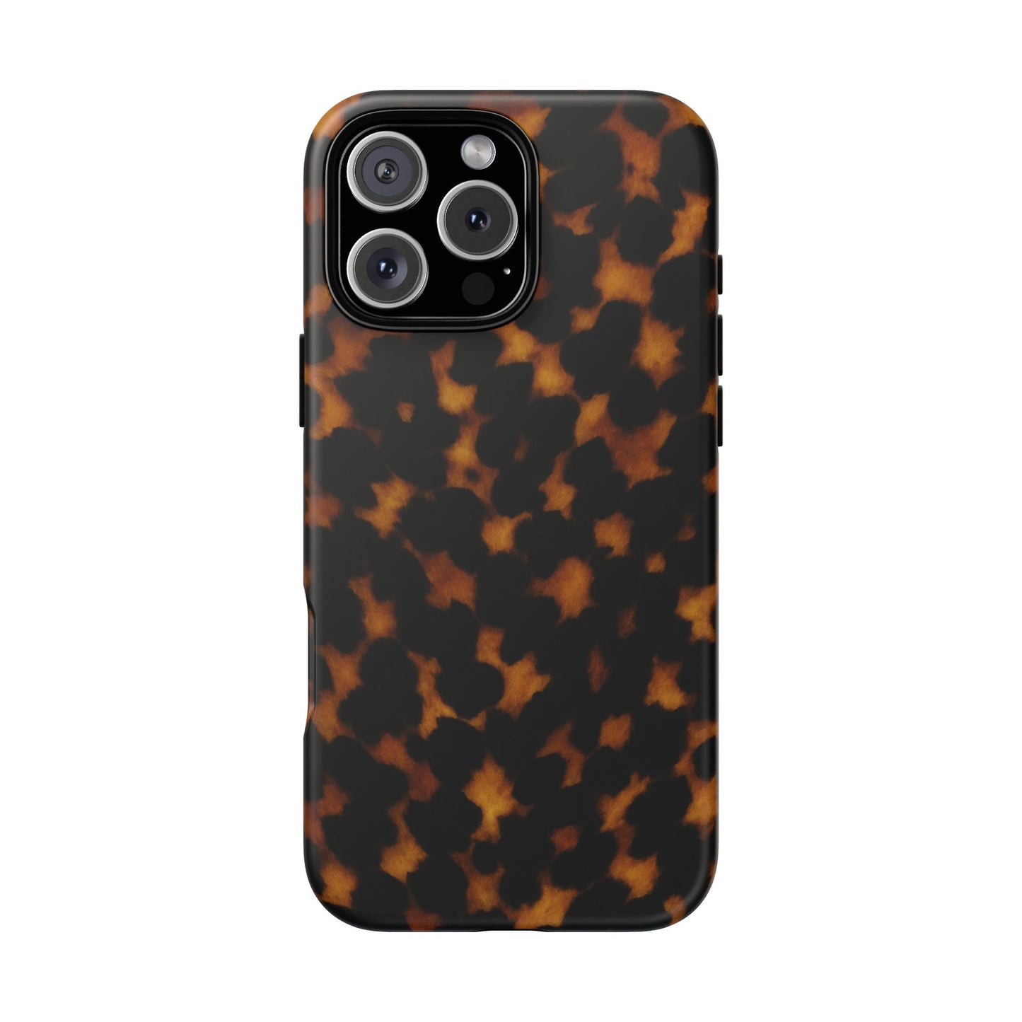 Tortoiseshell Phone Case – Brown Leopard Pattern Luxury Tough Protective Case
