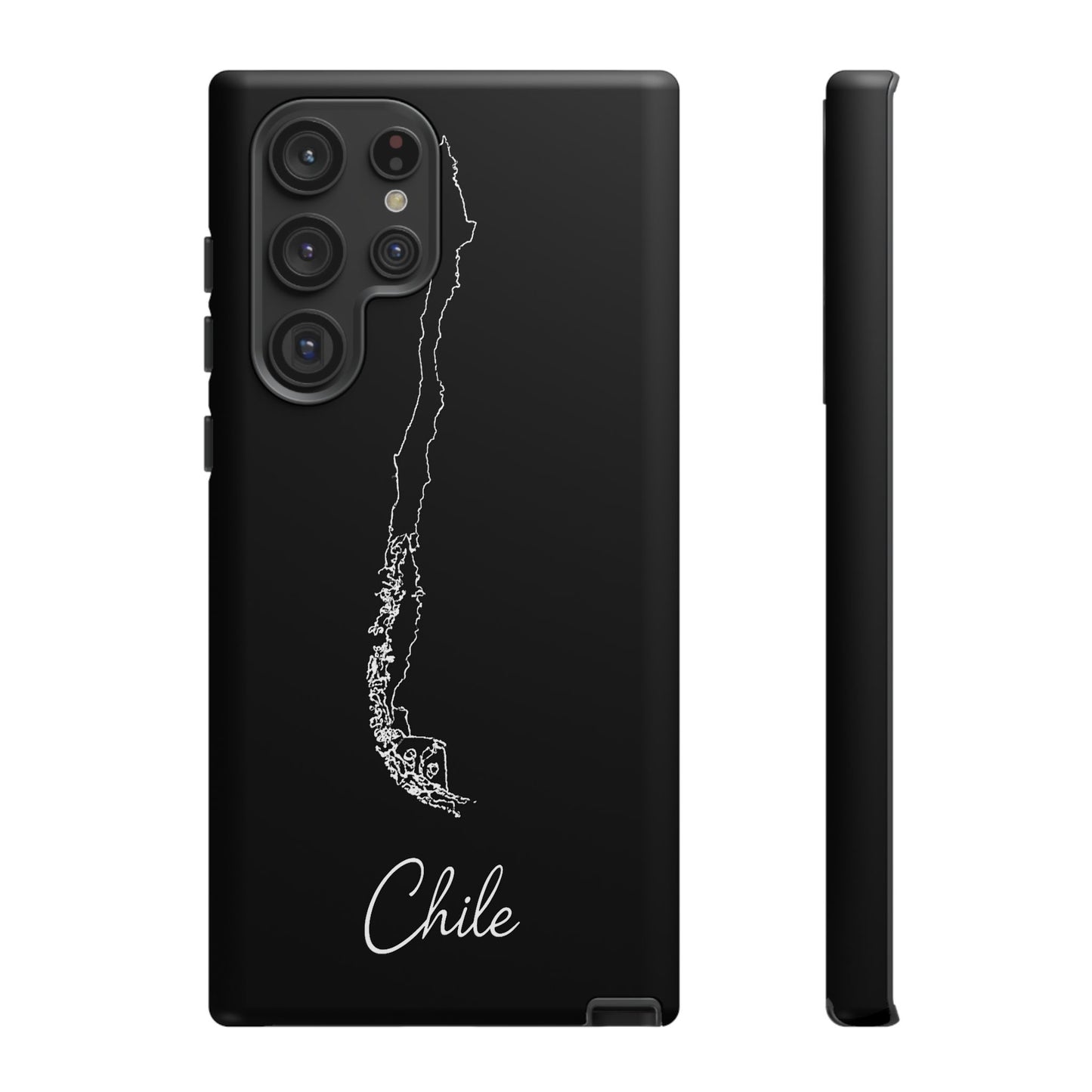 Chile Outline Phone Case – Minimal Country Map Tough Case (iPhone, Samsung, Pixel)