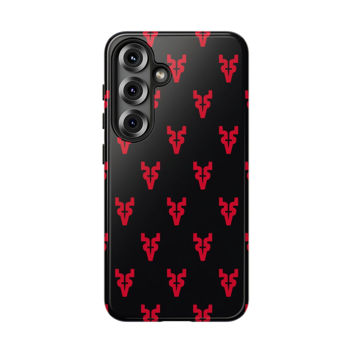 Mazatlán Bull Phone Case – Black Red Streetwear Tough Shockproof Cover