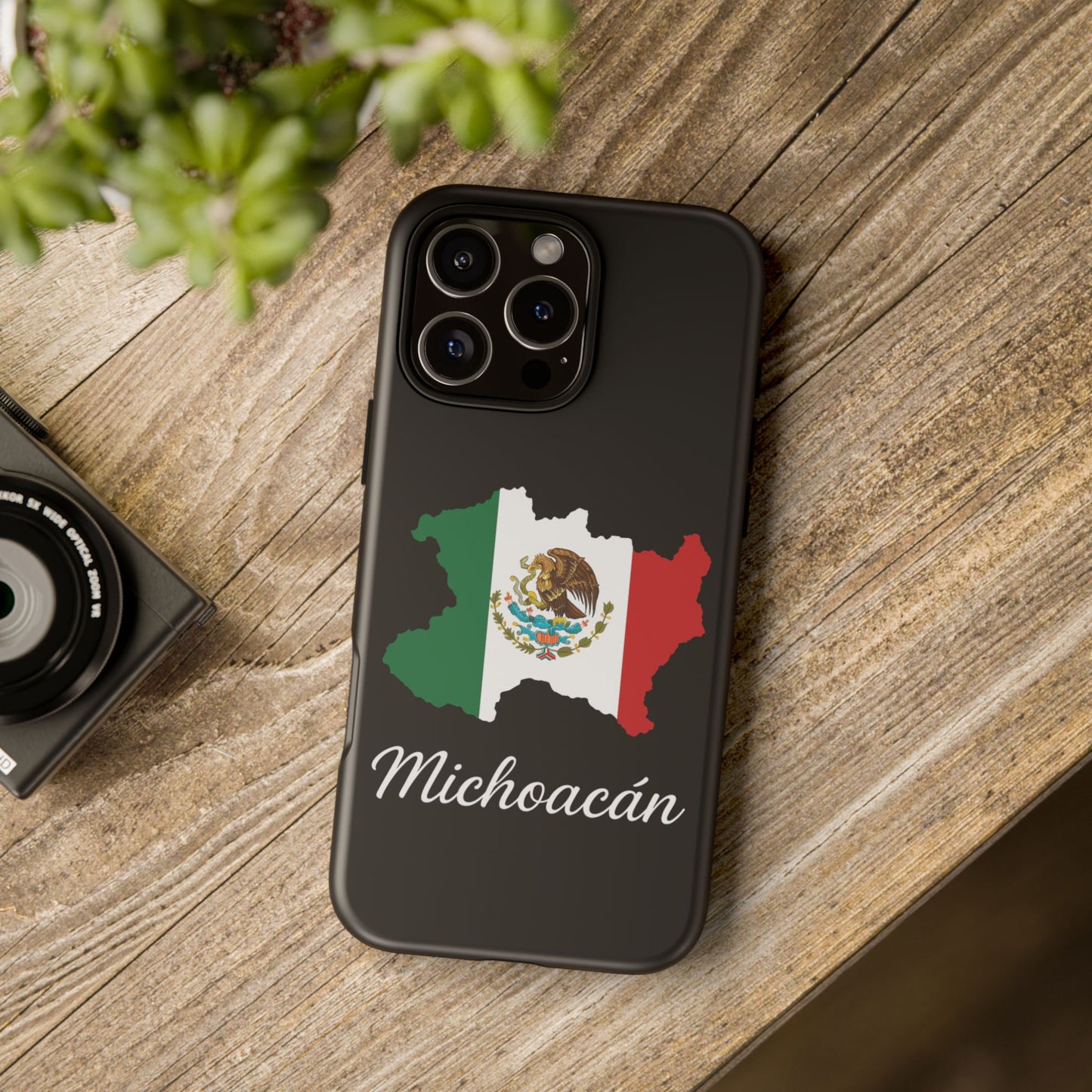 Michoacán Mexico Flag Map Phone Case | Mexican American Pride Tough Case for iPhone & Samsung