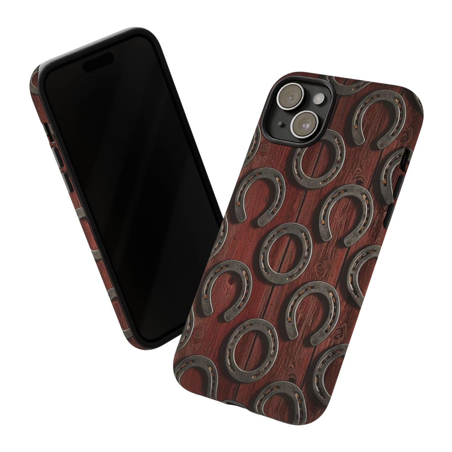 Rustic Horseshoe Western Phone Case – Cowboy Country Ranch Tough Case