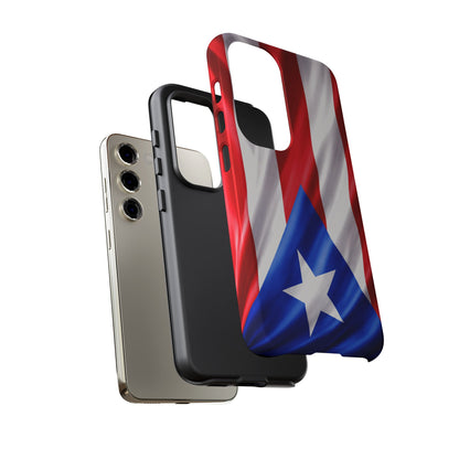 Puerto Rico Flag Phone Case | Boricua Pride Tough Case | Puerto Rican Flag Protective Cover for iPhone & Samsung