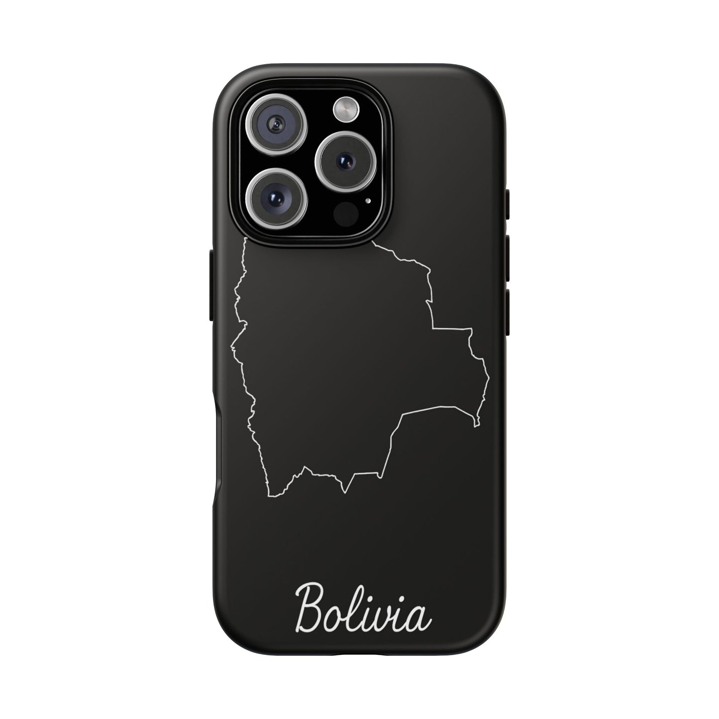 Bolivia Outline Phone Case – Minimal Country Map Tough Cover