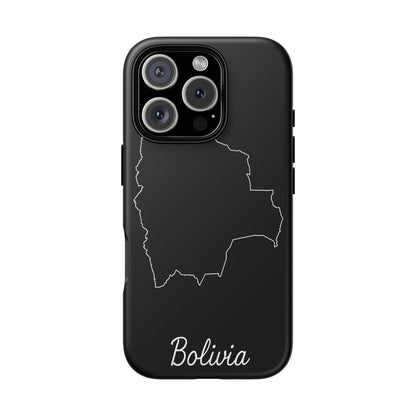 Bolivia Outline Phone Case – Minimal Country Map Tough Cover