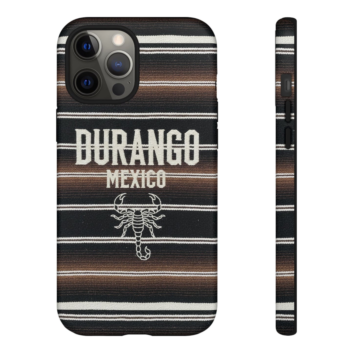 Durango Mexico Phone Case | Serape Scorpion Western Design | Mexican Heritage Tough Case for iPhone & Samsung