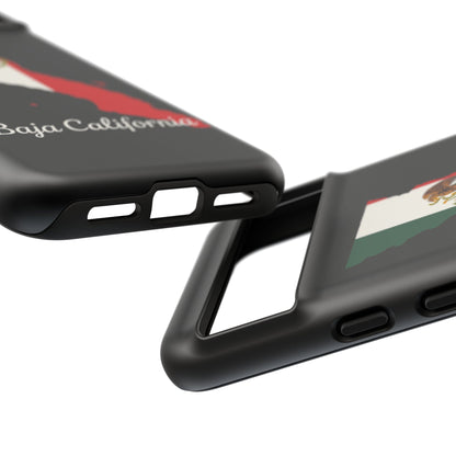 Baja California Mexico Flag Map Phone Case | Mexican American Pride Tough Case for iPhone & Samsung