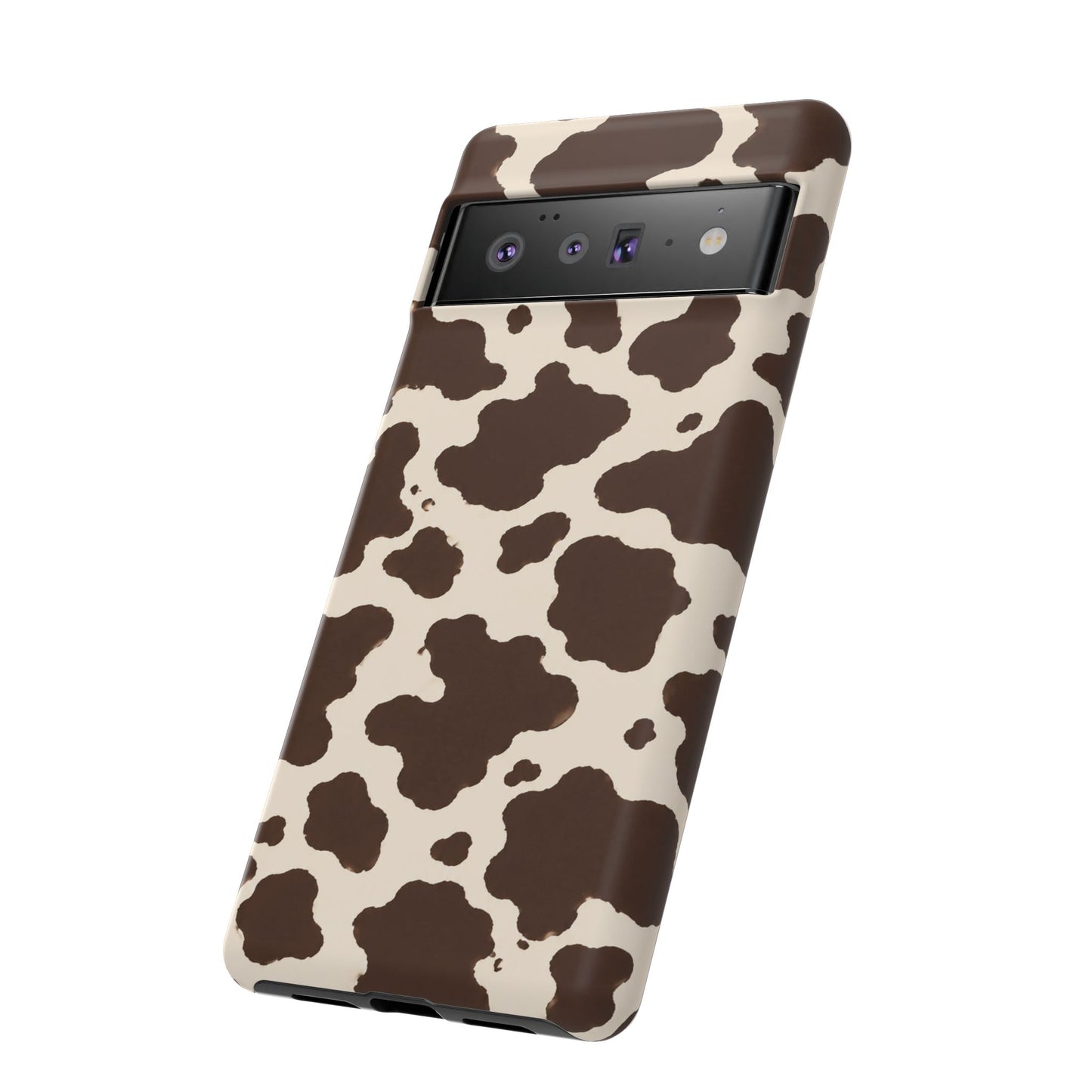 Western Cow Print Tough Phone Case for iPhone Samsung Galaxy Pixel