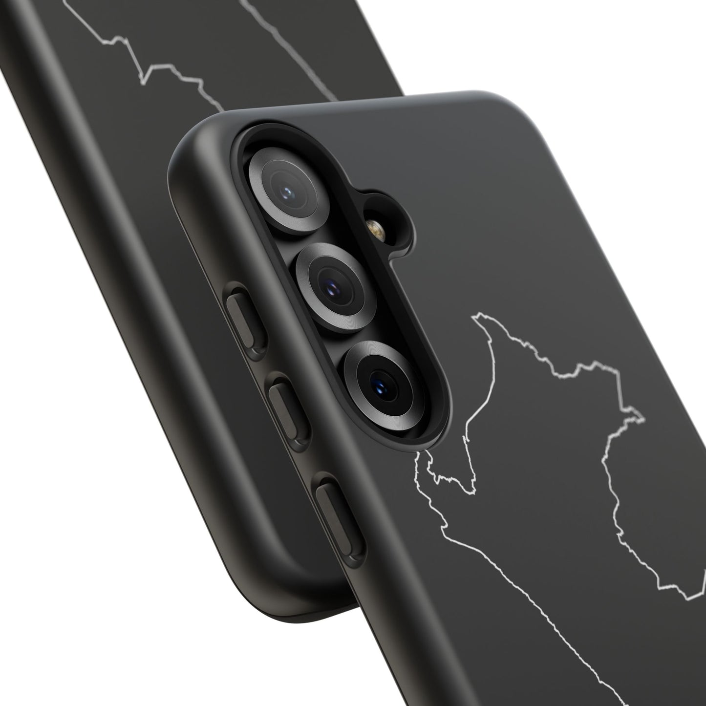 Peru Outline Phone Case – Minimal Country Map Tough Case (iPhone, Samsung, Pixel)