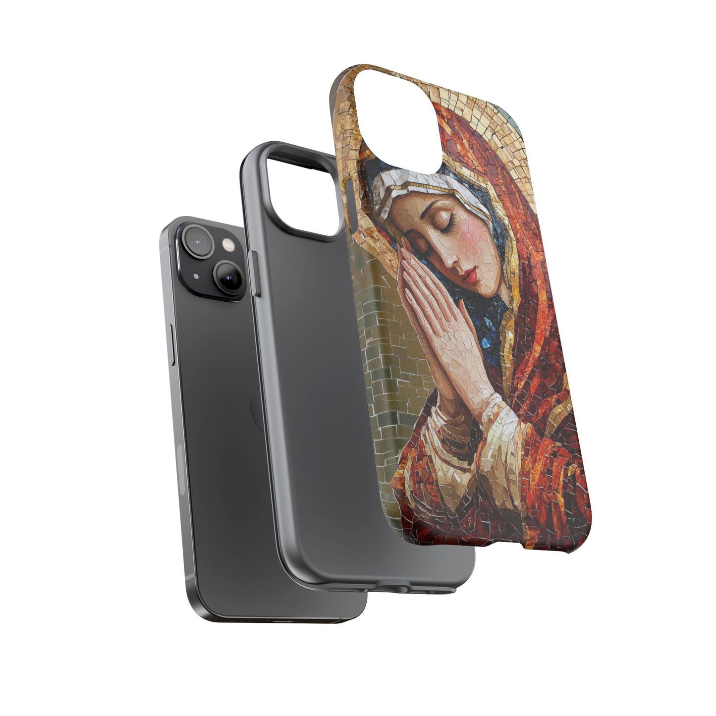 Virgin Mary Phone Case, Catholic Phone Case, Christian Aesthetic Case, Religious iPhone Case, Saint Art Case, Faith Gift