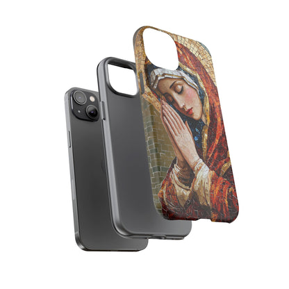 Virgin Mary Phone Case, Catholic Phone Case, Christian Aesthetic Case, Religious iPhone Case, Saint Art Case, Faith Gift