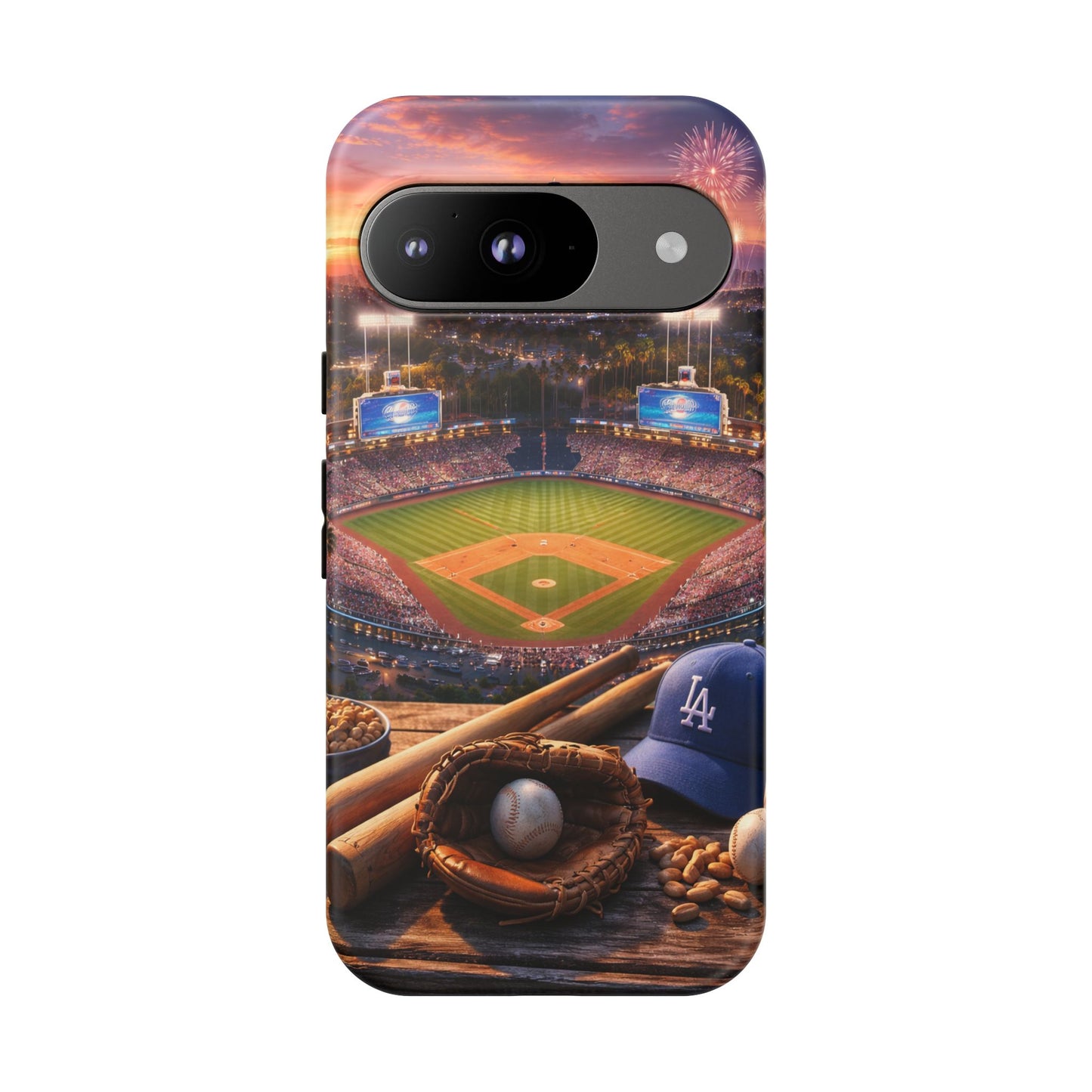 Baseball Sunset Stadium Phone Case LA Game Day Sports Aesthetic Case