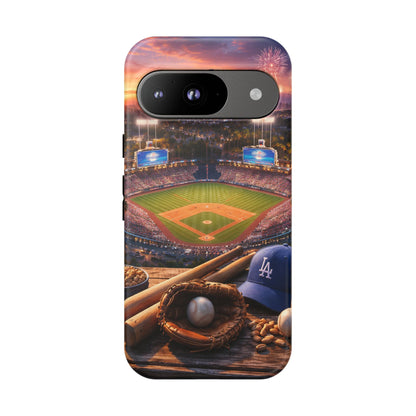 Baseball Sunset Stadium Phone Case LA Game Day Sports Aesthetic Case