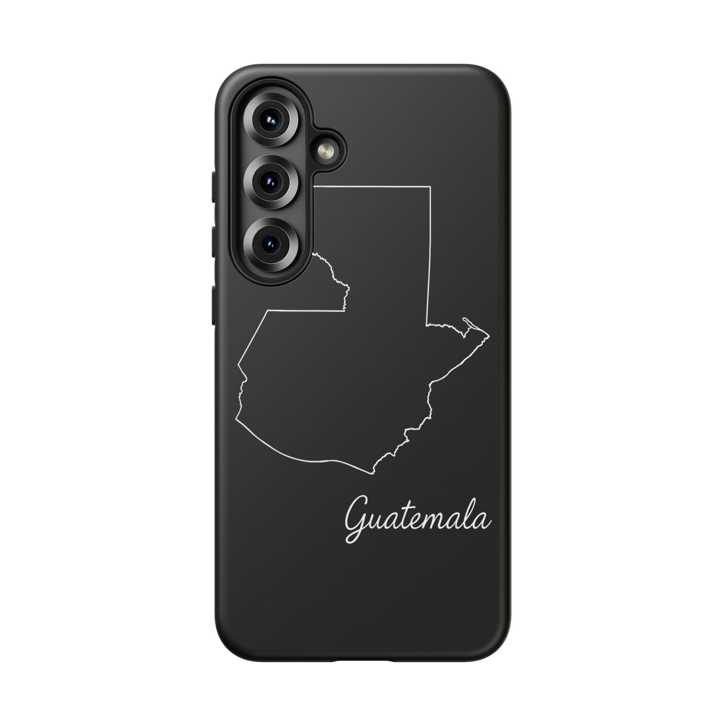 Guatemala Outline Phone Case – Minimal Country Map Tough Case (iPhone, Samsung, Pixel)