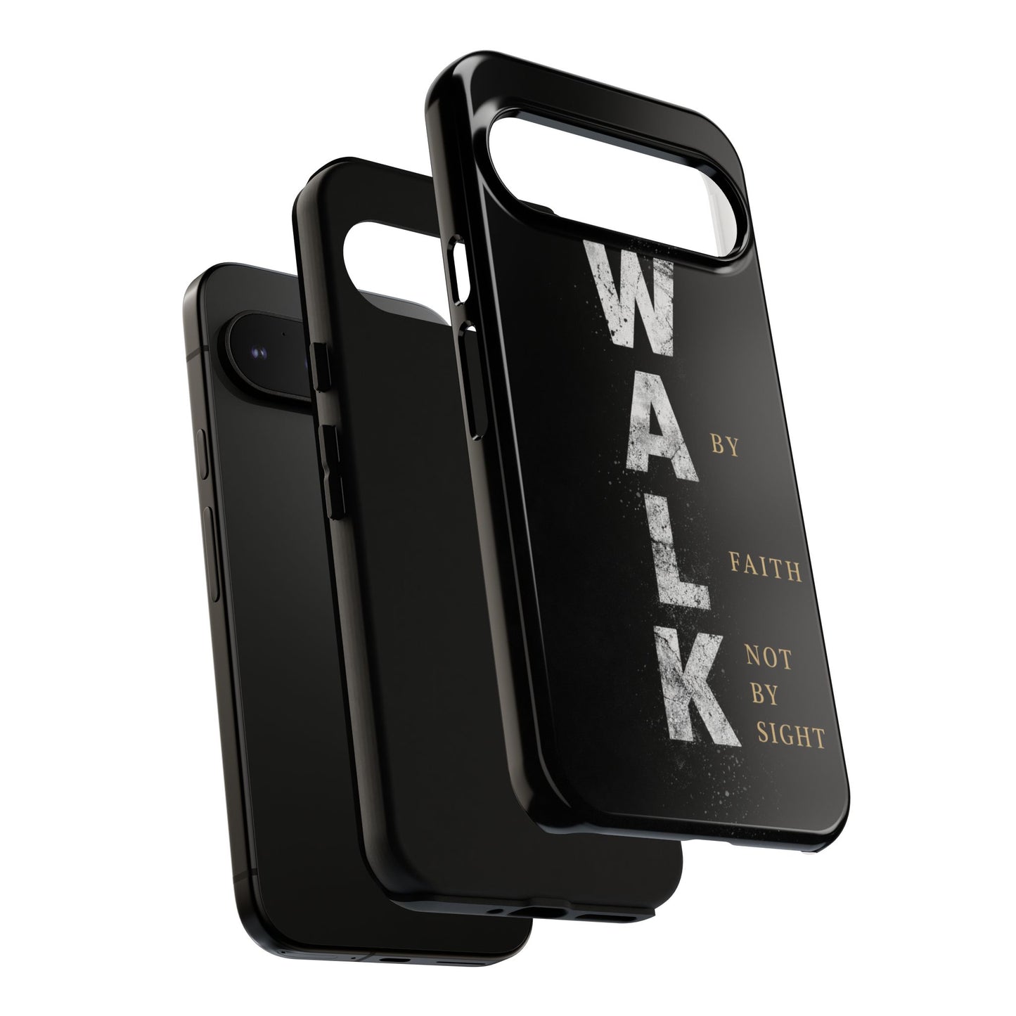 Walk by Faith Not by Sight Christian Phone Case Bible Verse Faith Cover
