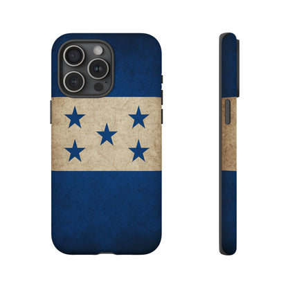 Honduras Flag Phone Case | Vintage Honduran Flag iPhone & Samsung Tough Protective Case