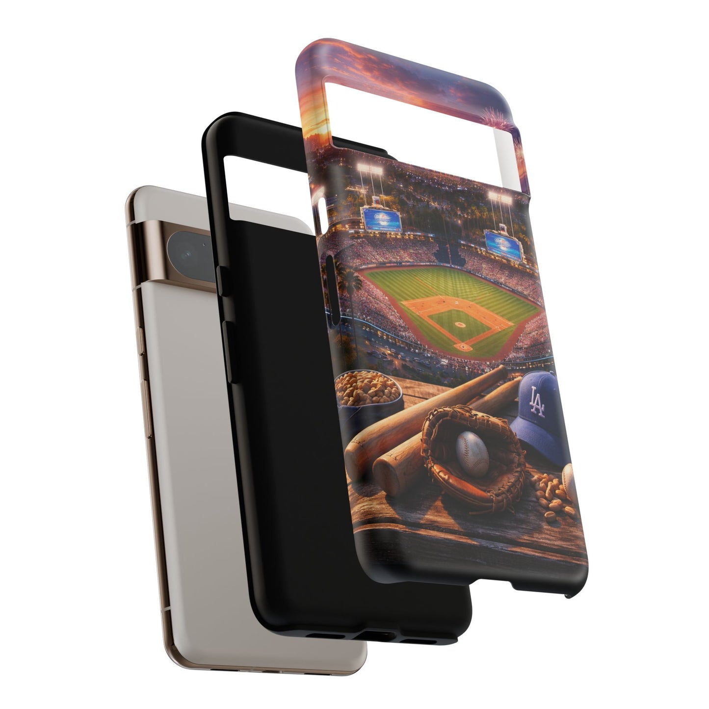 Baseball Sunset Stadium Phone Case LA Game Day Sports Aesthetic Case