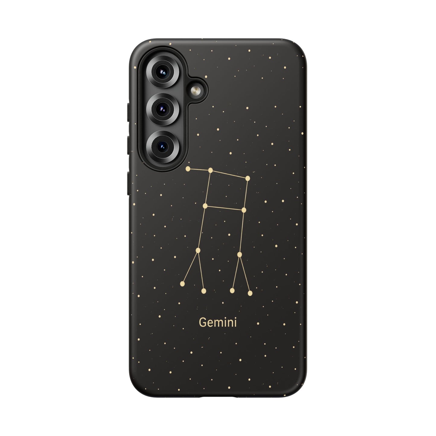 Gemini Zodiac Constellation Phone Case – Luxe Gold Celestial Cover