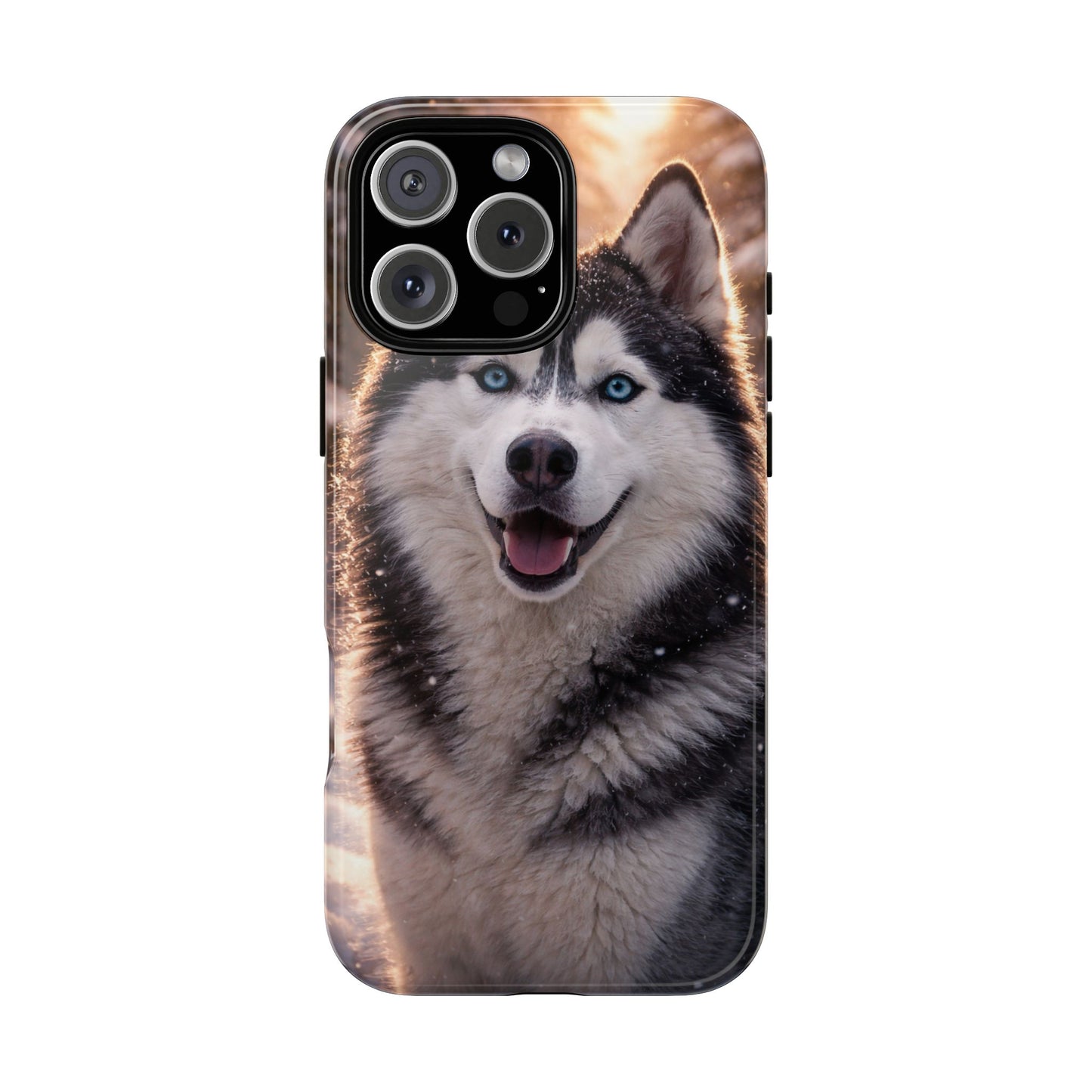 Siberian Husky Tough Phone Case | Blue Eyes Dog Cover Protective iPhone Case