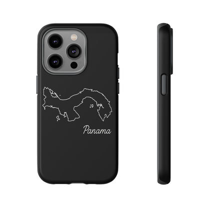Panama Outline Phone Case – Minimal Country Map Tough Case (iPhone, Samsung, Pixel)
