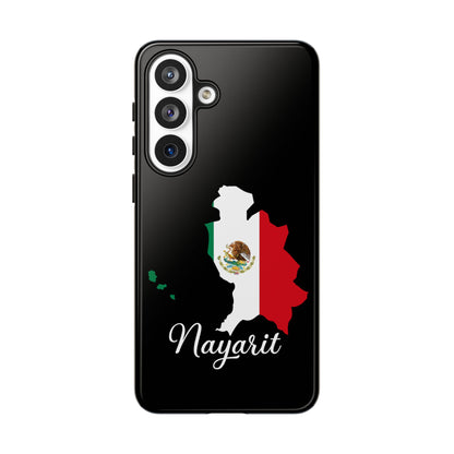 Nayarit Mexico Flag Map Phone Case | Mexican American Pride Tough Case for iPhone & Samsung