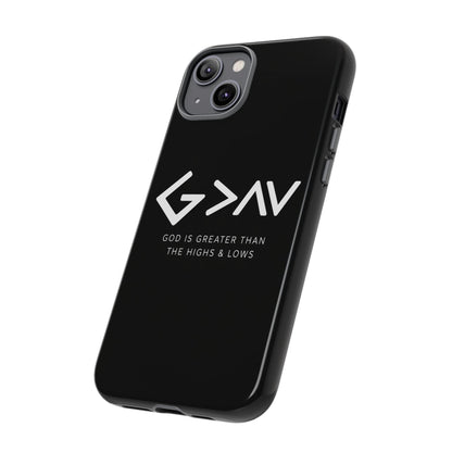 God Is Greater Than The Highs & Lows G>∧∨ Christian Phone Case