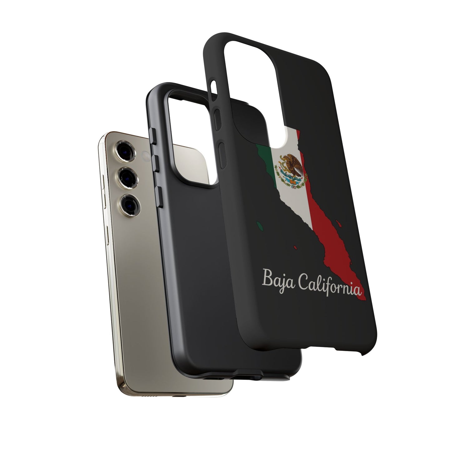 Baja California Mexico Flag Map Phone Case | Mexican American Pride Tough Case for iPhone & Samsung