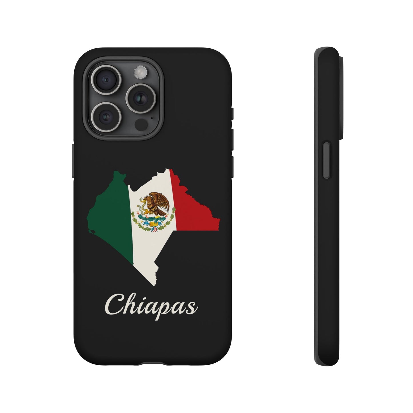 Chiapas Mexico Flag Map Phone Case | Mexican American Pride Tough Case for iPhone & Samsung