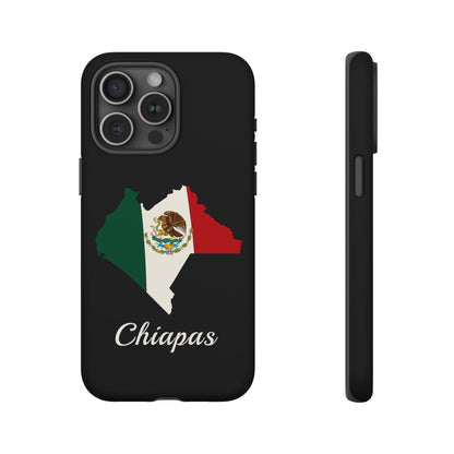 Chiapas Mexico Flag Map Phone Case | Mexican American Pride Tough Case for iPhone & Samsung
