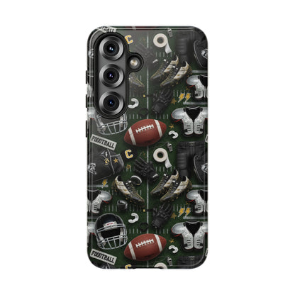 Football Pattern Phone Case – Sports Fan Tough Protective Game Day Case