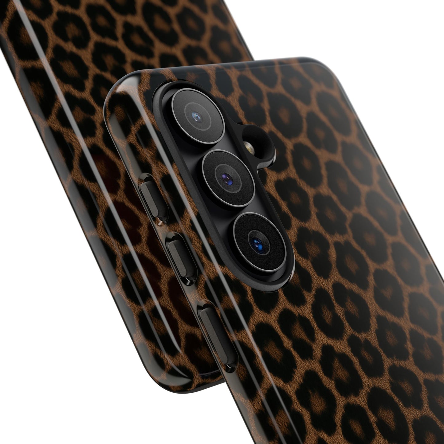 Brown Leopard Print Phone Case | Classic Animal Print Aesthetic Tough Protective Case