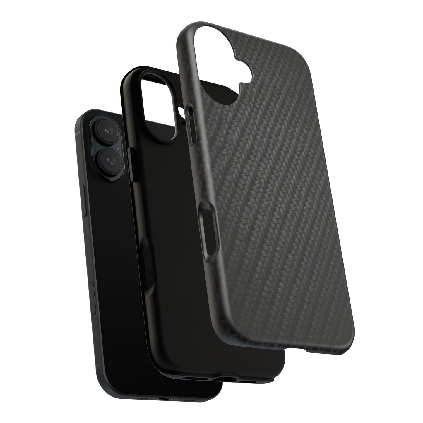 Carbon Fiber Inspired Phone Case – Rugged Slim Protective Tech Case for iPhone & Samsung