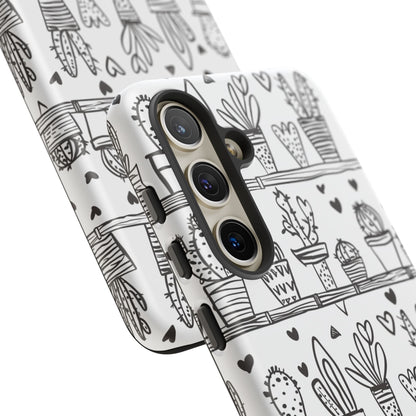 Cactus Succulent Phone Case Cute Plant Aesthetic iPhone Samsung Cover