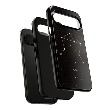 Libra Zodiac Constellation Phone Case – Luxe Gold Celestial Cover