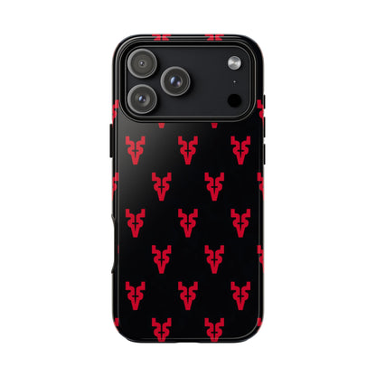 Mazatlán Bull Phone Case – Black Red Streetwear Tough Shockproof Cover