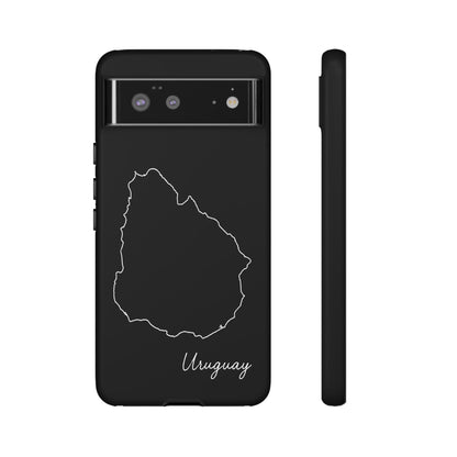 Uruguay Outline Phone Case – Minimal Country Map Tough Case (iPhone, Samsung, Pixel)