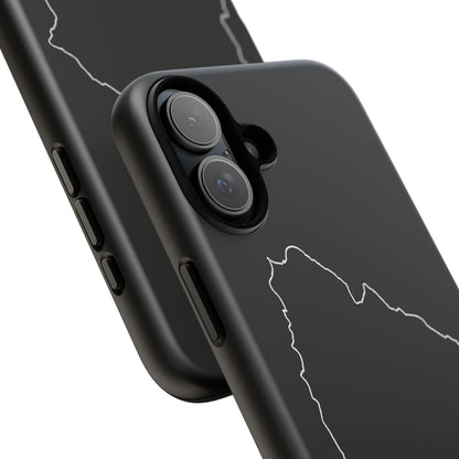 Uruguay Outline Phone Case – Minimal Country Map Tough Case (iPhone, Samsung, Pixel)