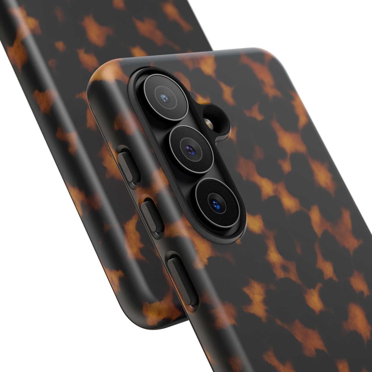Tortoiseshell Phone Case – Brown Leopard Pattern Luxury Tough Protective Case
