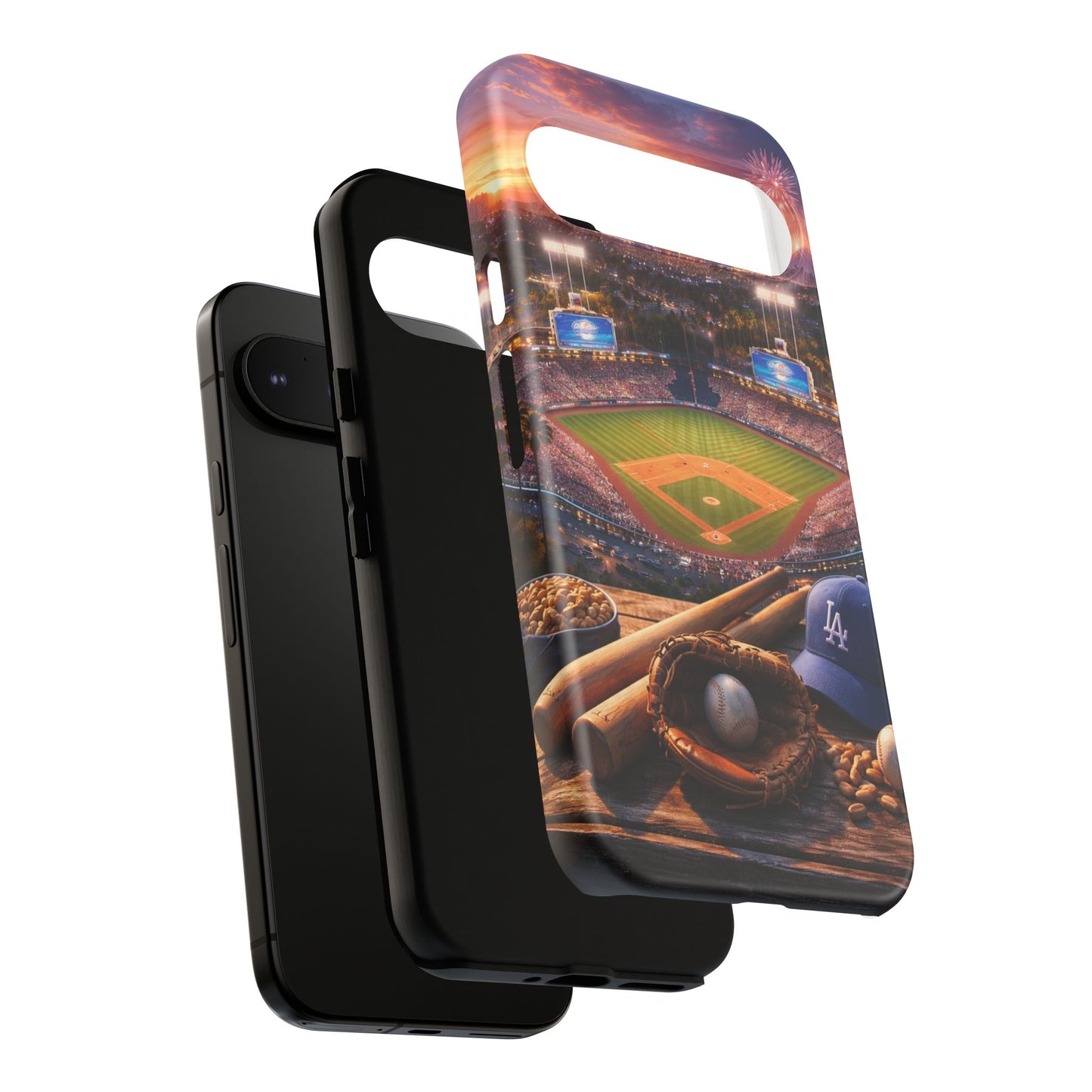 Baseball Sunset Stadium Phone Case LA Game Day Sports Aesthetic Case