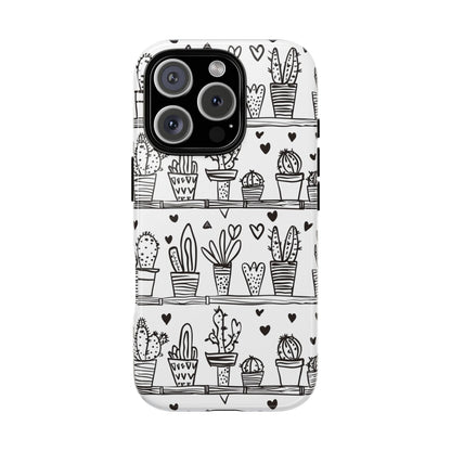Cactus Succulent Phone Case Cute Plant Aesthetic iPhone Samsung Cover