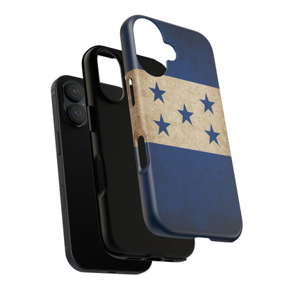 Honduras Flag Phone Case | Vintage Honduran Flag iPhone & Samsung Tough Protective Case