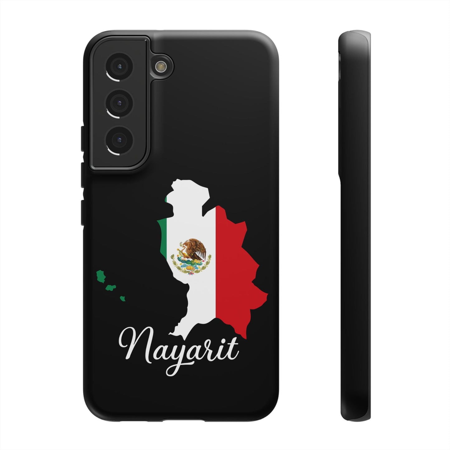 Nayarit Mexico Flag Map Phone Case | Mexican American Pride Tough Case for iPhone & Samsung