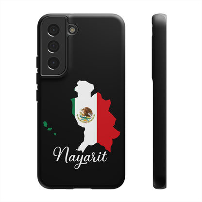 Nayarit Mexico Flag Map Phone Case | Mexican American Pride Tough Case for iPhone & Samsung