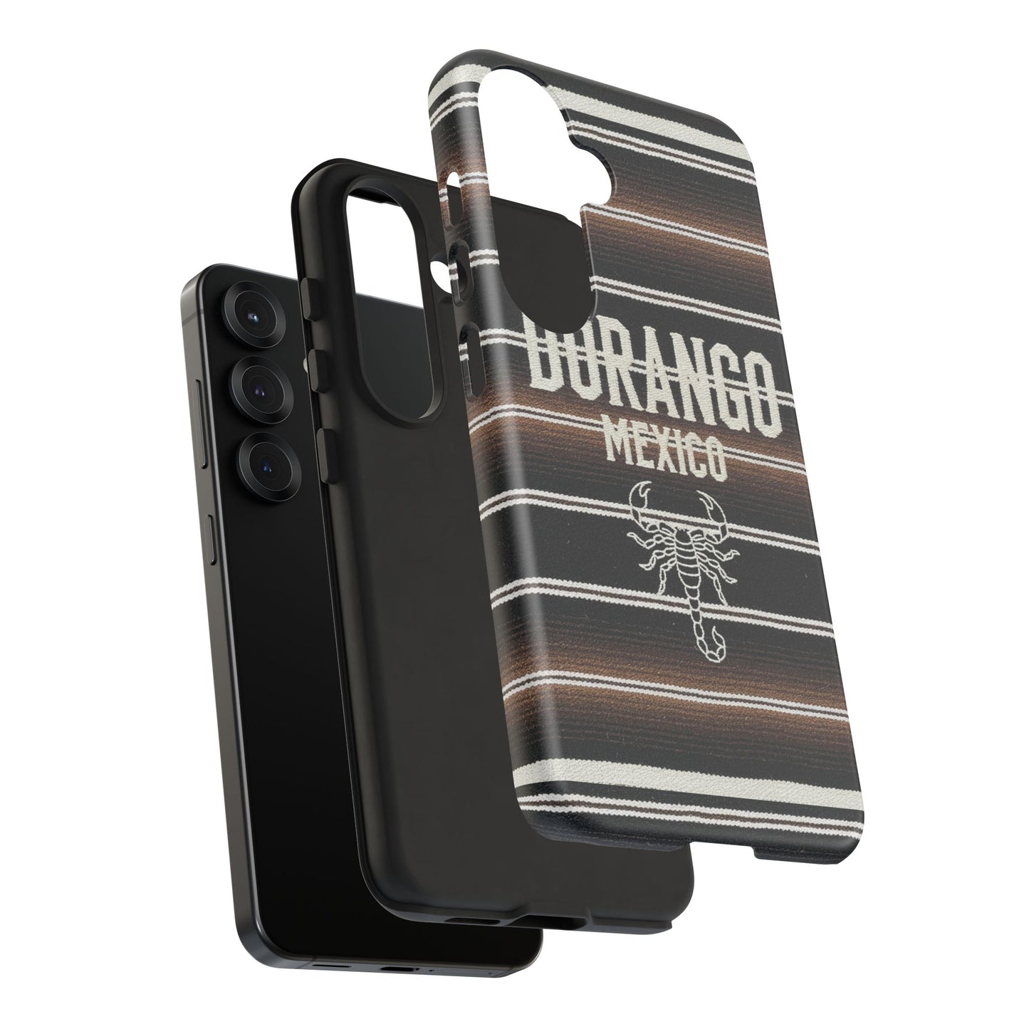 Durango Mexico Phone Case | Serape Scorpion Western Design | Mexican Heritage Tough Case for iPhone & Samsung