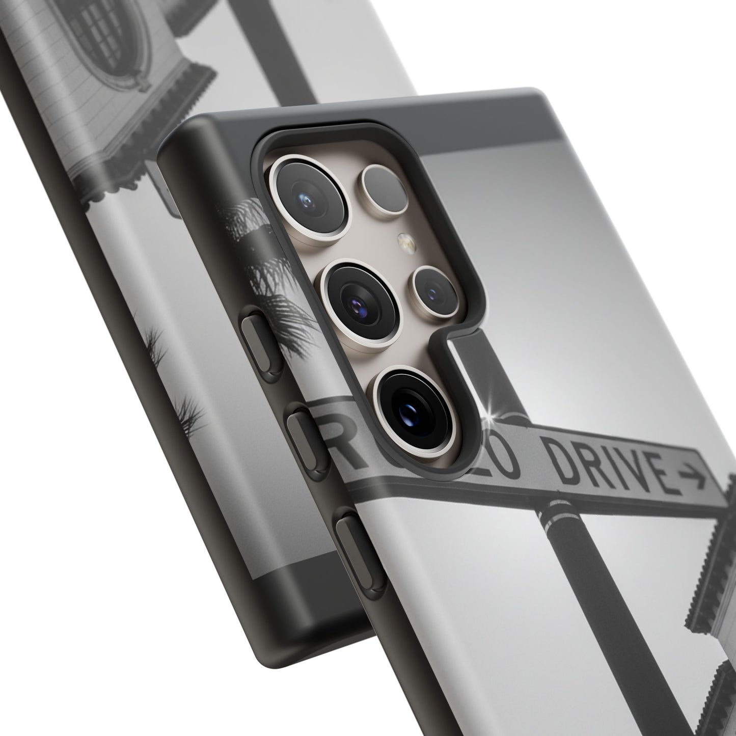 Rodeo Drive Phone Case | Los Angeles Aesthetic Black & White Photography | Luxury LA Street Tough Case for iPhone & Samsung