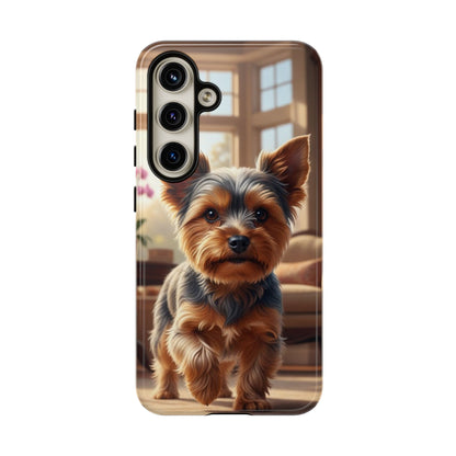 Yorkshire Terrier Phone Case – Cute Yorkie Puppy Tough Case (iPhone, Samsung, Pixel)